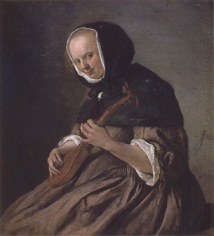 Woman Playing the cittern, Jan Steen